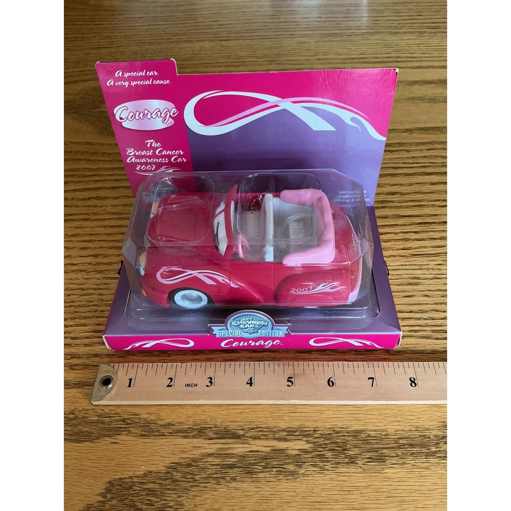 Chevron Cars Courage 2007 Special Edition Breast Cancer Awareness Pink Car New